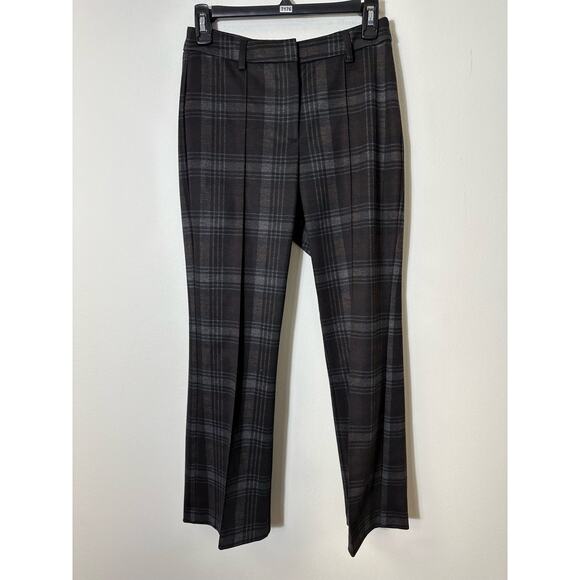 Drew MidRise Plaid Pleated Pants Sz 4 - Picture 1 of 3